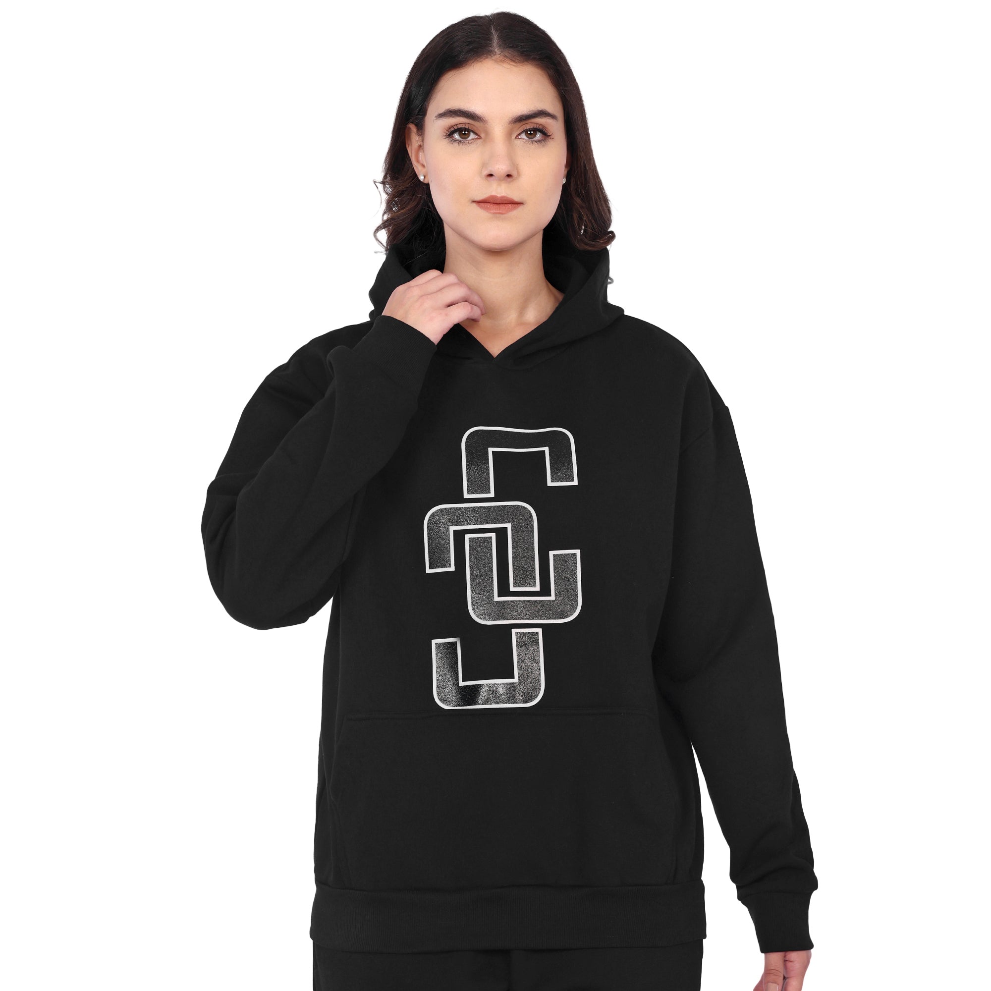 OUTLINE HOODIE BL
