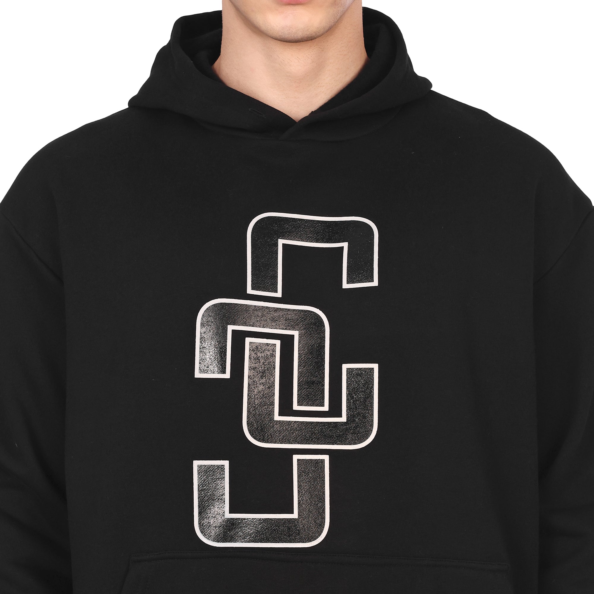 OUTLINE HOODIE BL
