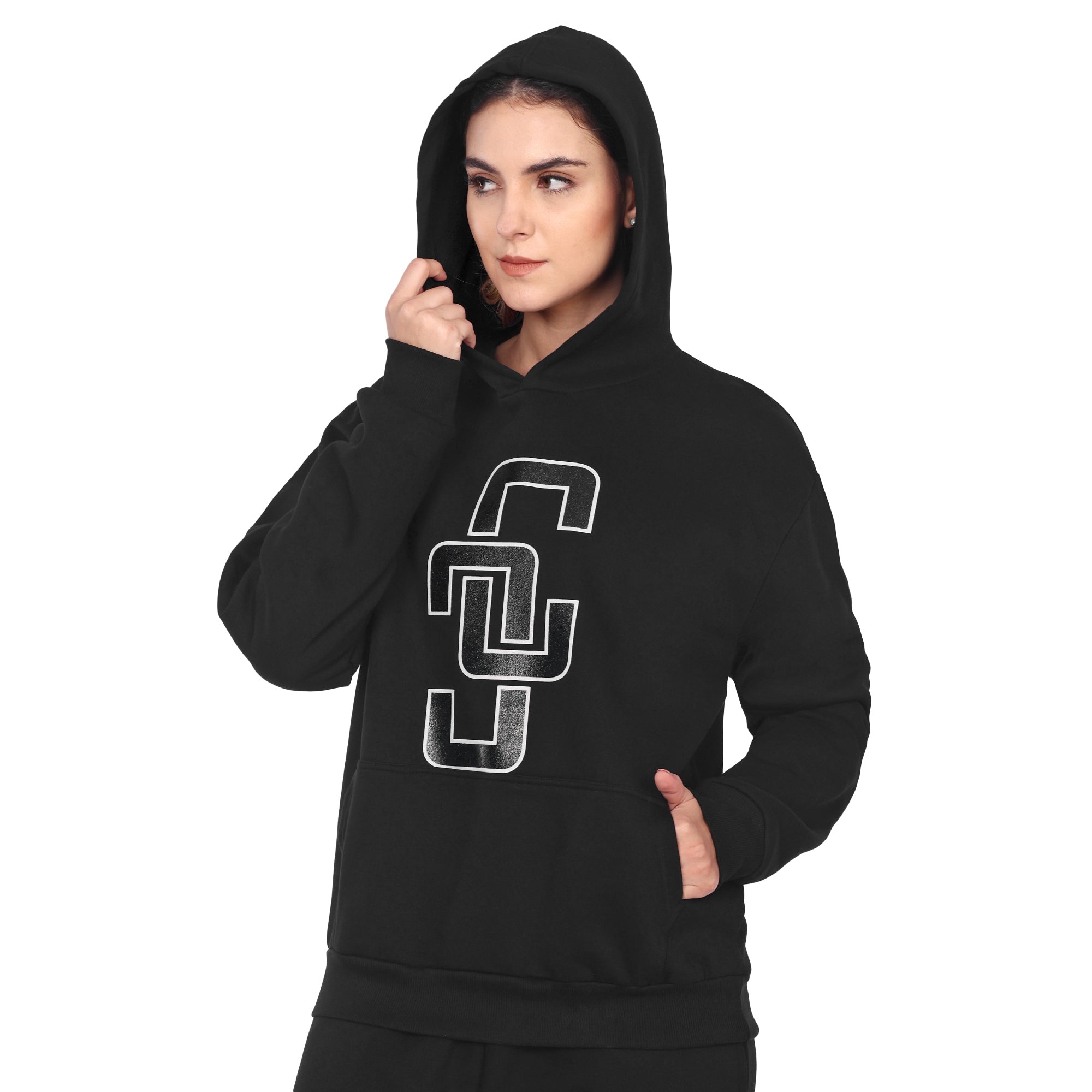 OUTLINE HOODIE BL